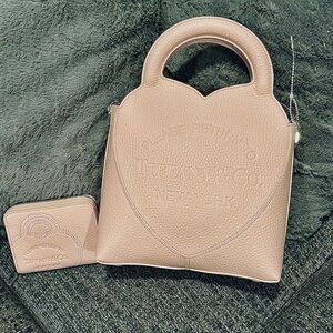Tiffany & Co. Return to Tiffany Mini Bag in Pink w/ matching wallet NWT
